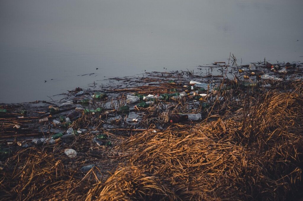 plastic garbage, plastic bottles, plastic, garbage, water pollution, waste, environmental protection, environment, river, water, pollution, recycling, rubbish, trash, dump, ecology, problems, nature, toxic
