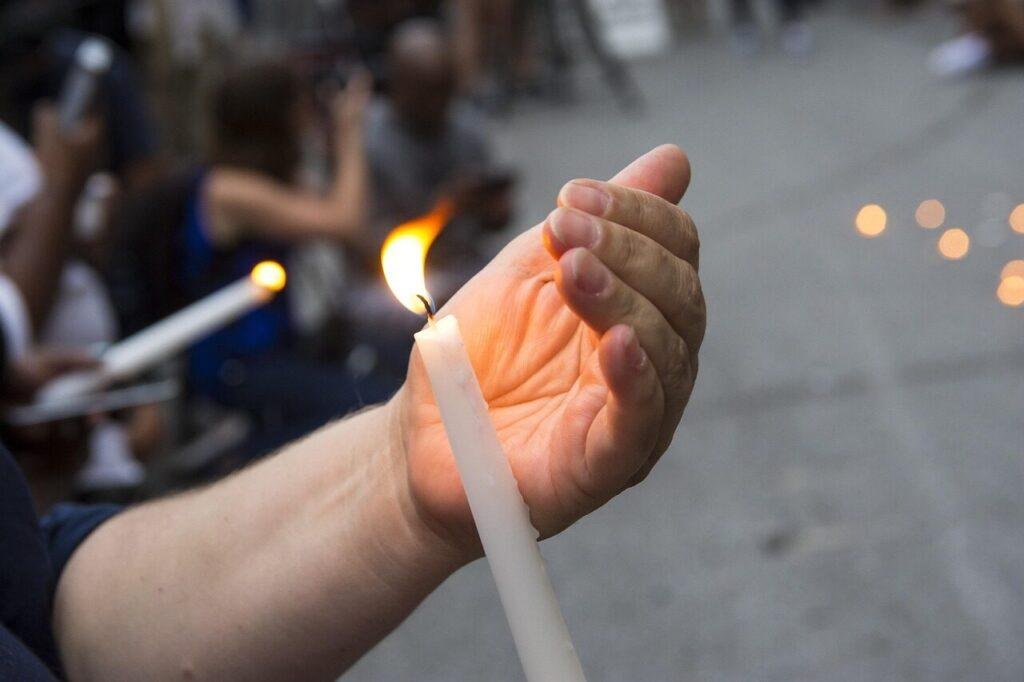 hand, candle, light, flame, woman, vigil, candlelight, skin, human, burning, gray candle, gray candles