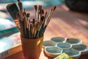paint brush, art tool, holder, brush, painting, art supplies, art supplies, art supplies, art supplies, art supplies, art supplies