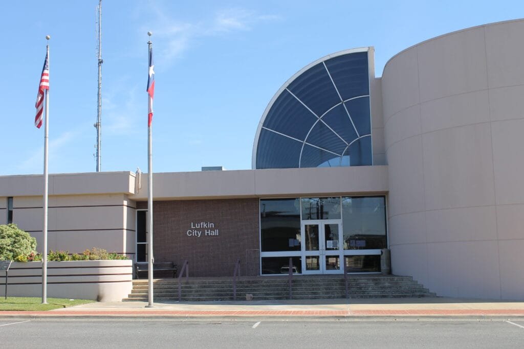 Lufkin City Hall building in Lufkin, Texas