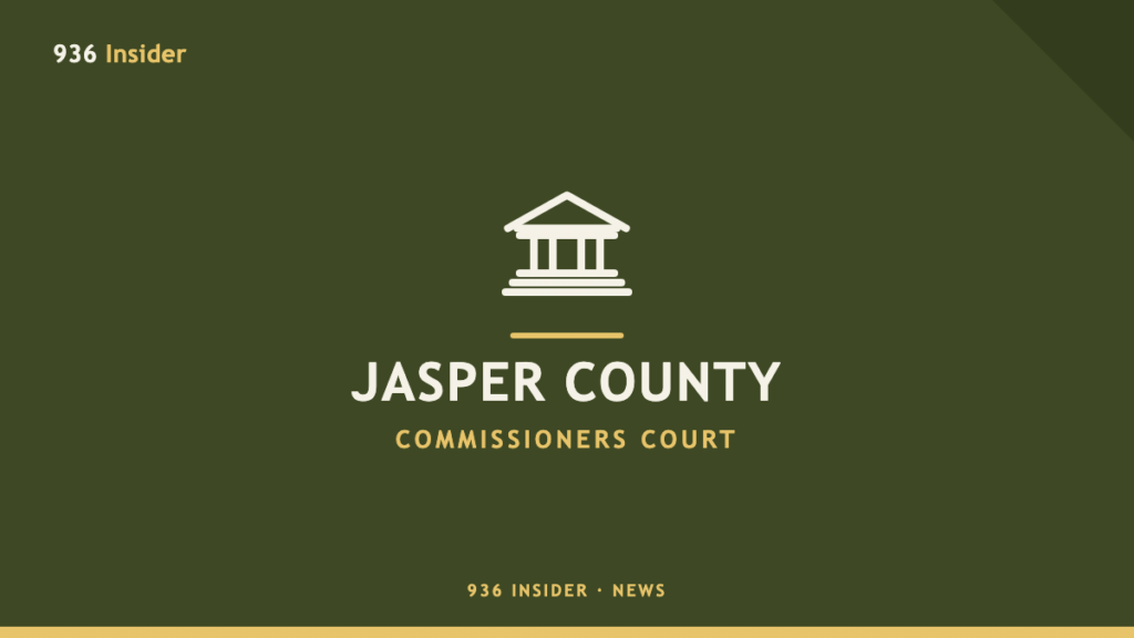 Jasper County Commissioners Court meeting banner