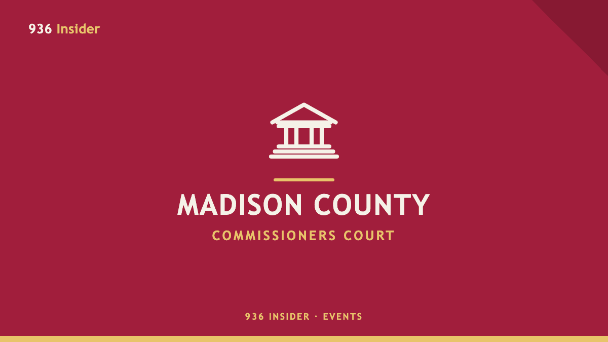 Madison County Commissioners Court meeting banner