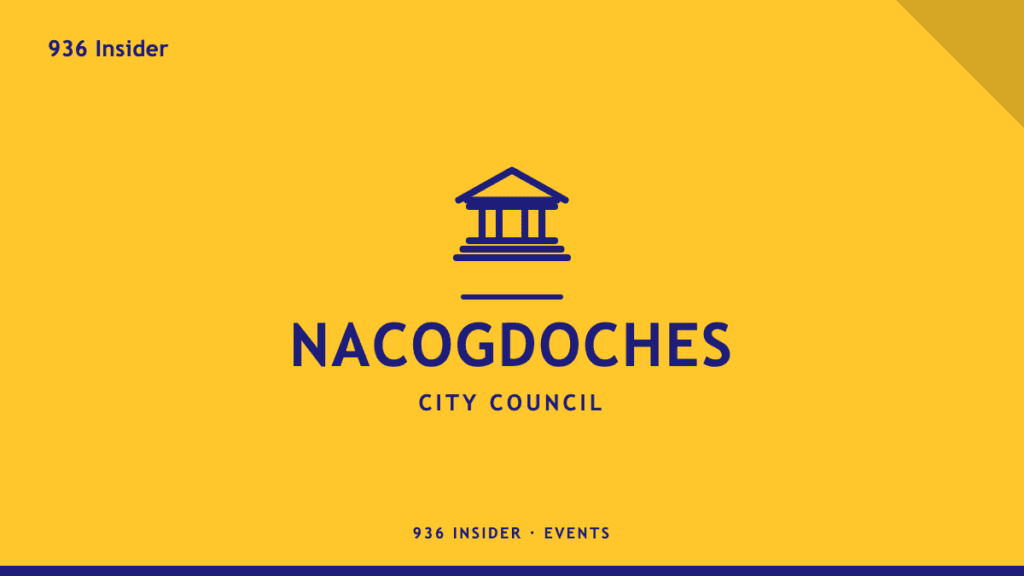 Nacogdoches City Council meeting banner