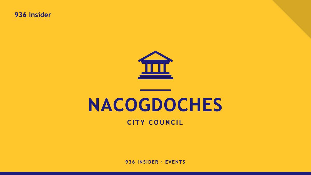 Nacogdoches City Council meeting banner
