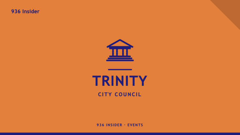 Trinity City Council meeting banner