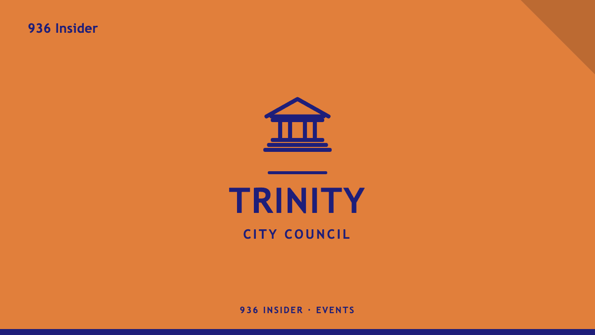Trinity City Council meeting banner