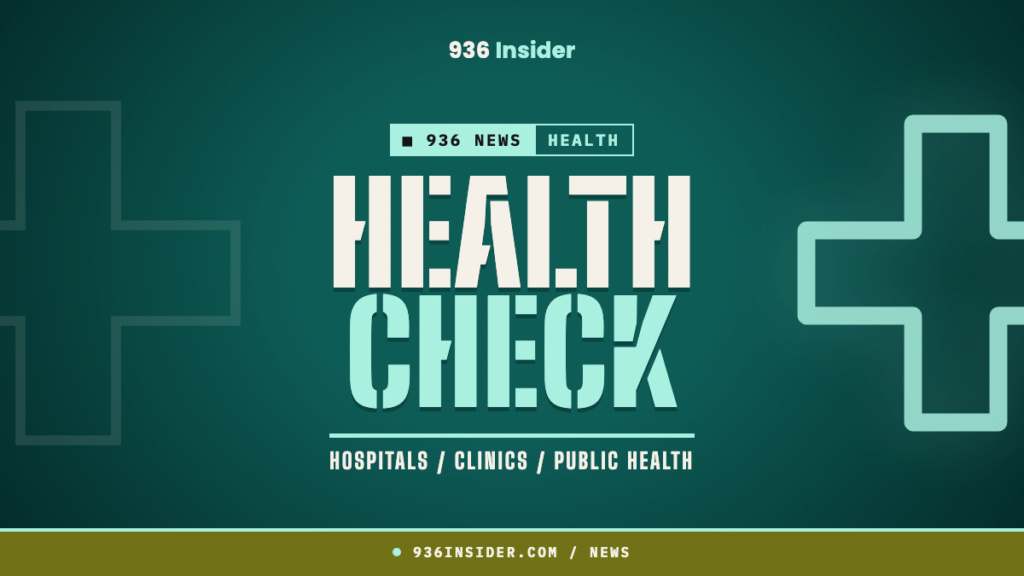 936 Insider news banner reading Health Check, hospitals clinics and public health